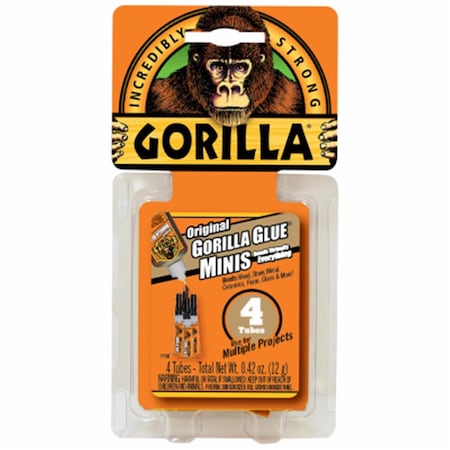 Gorilla Glue 205991 Minis - Pack of 4, 4PK 052427500052